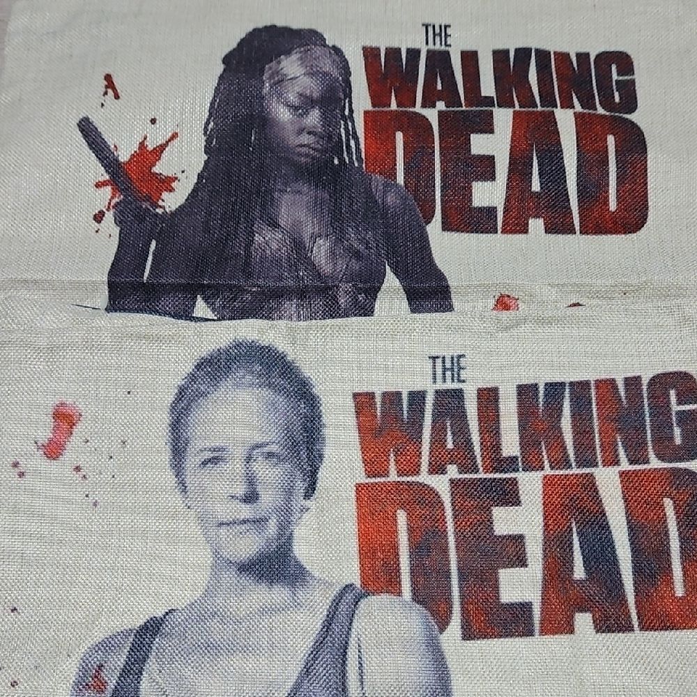 Walking Dead Throw Pillow Cases Set Of 2
